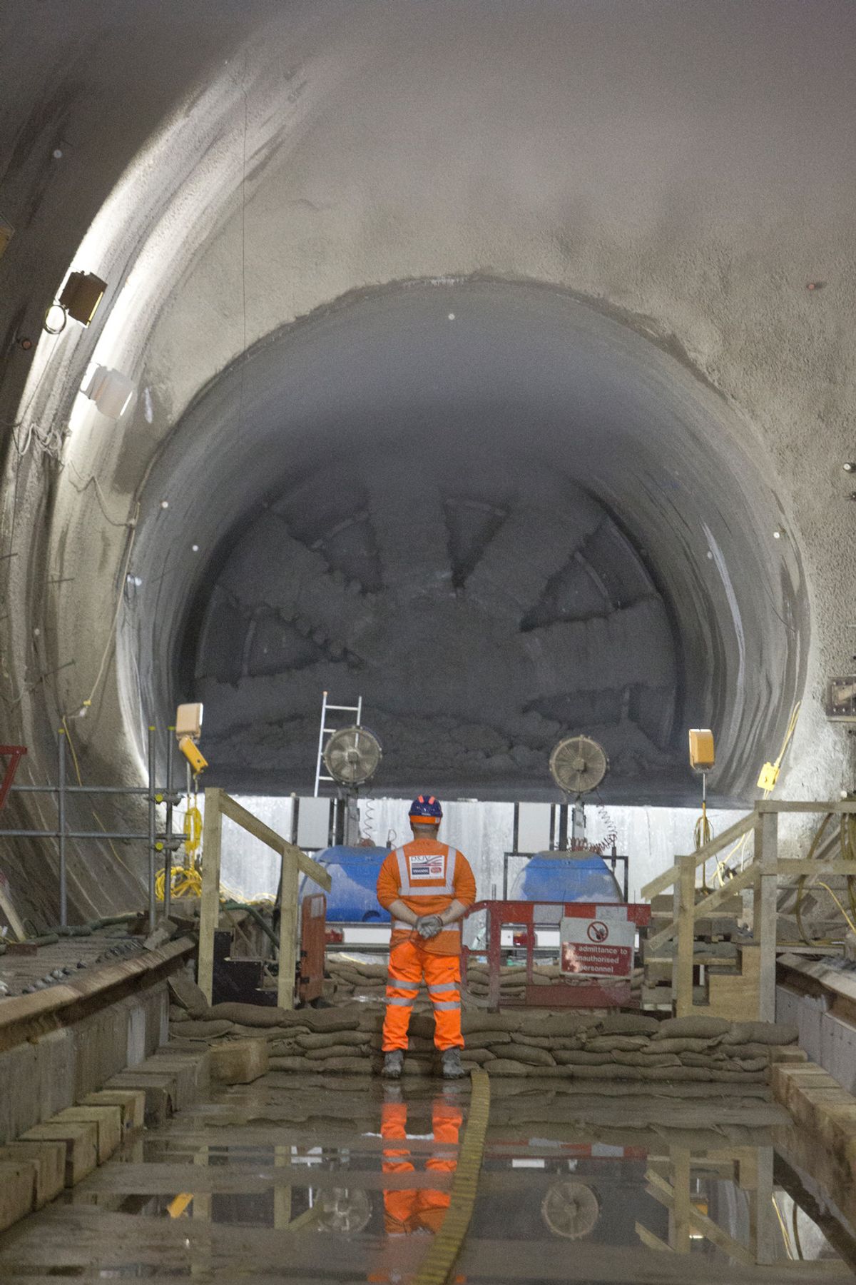 Docklands and south-east London Crossrail tunnels